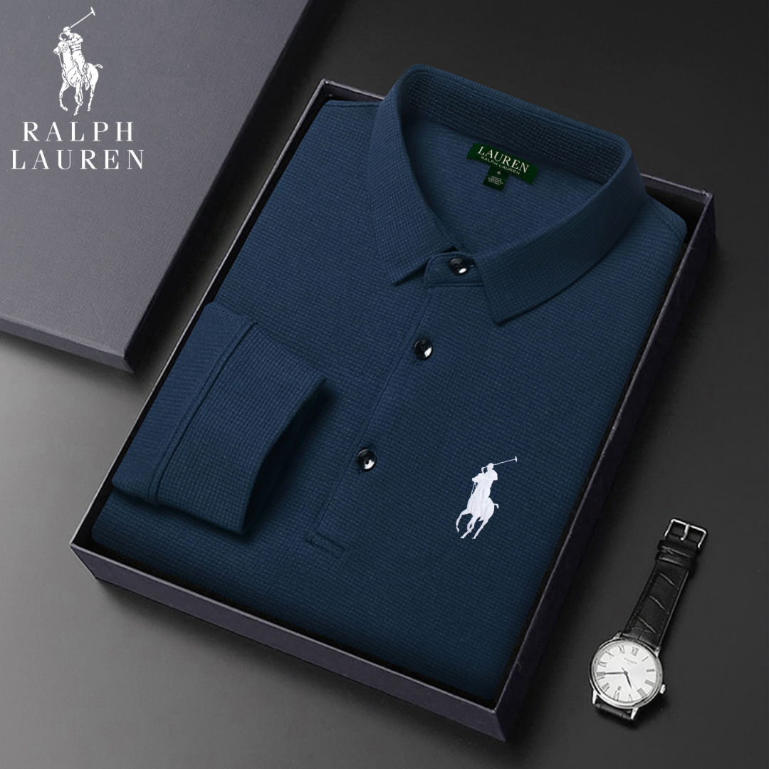 Polo business à manches longues (DÉSTOCKAGE)